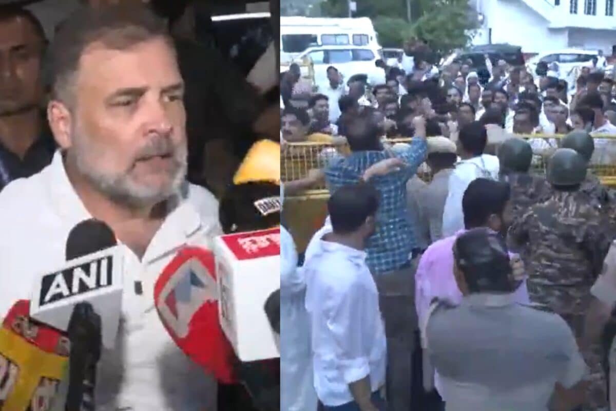Protest Live Updates: राहुल गांधी के घर के बाहर भारी पुलिस विपक्ष के गांधी स्मृति मार्च से दिल्ली में हलचल