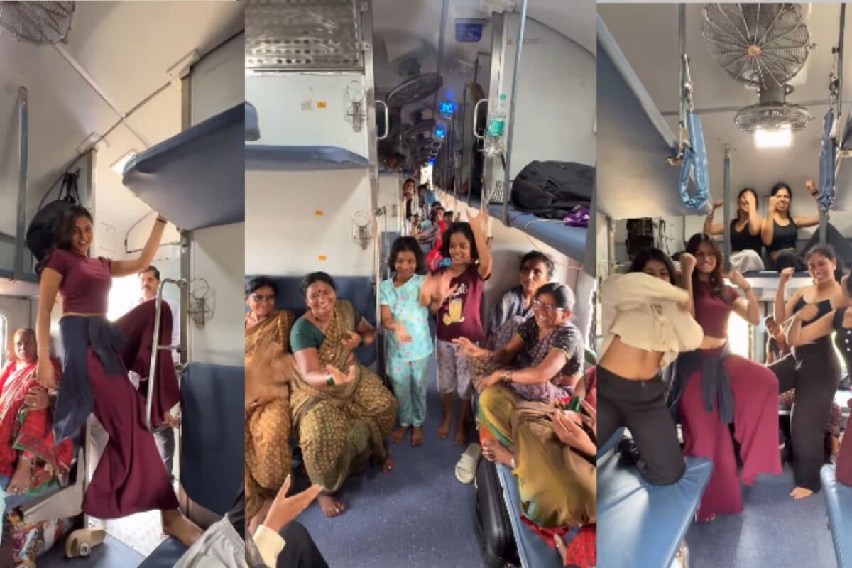 ट्रेन का साधारण सफर बन गया यादगार, लड़कियों ने 'Tooh' गाने पर किया जबरदस्त डांस, यात्री भी देने लगे साथ!