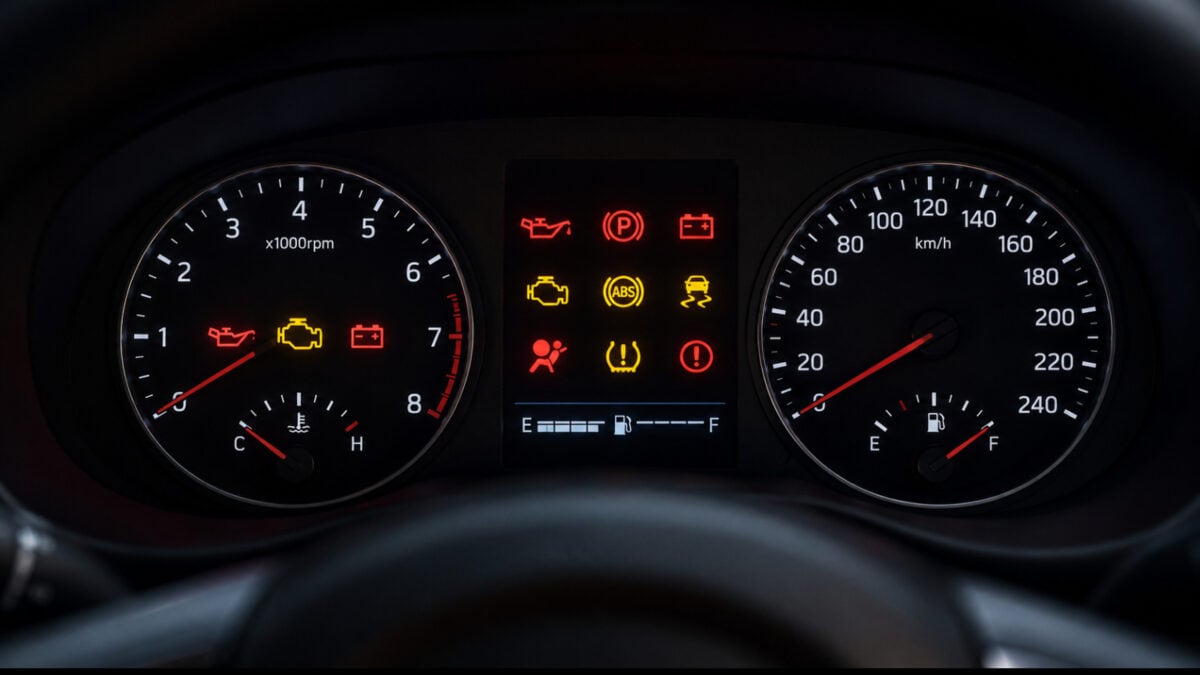 Never ignore these 10 lights burning on the dashboard!