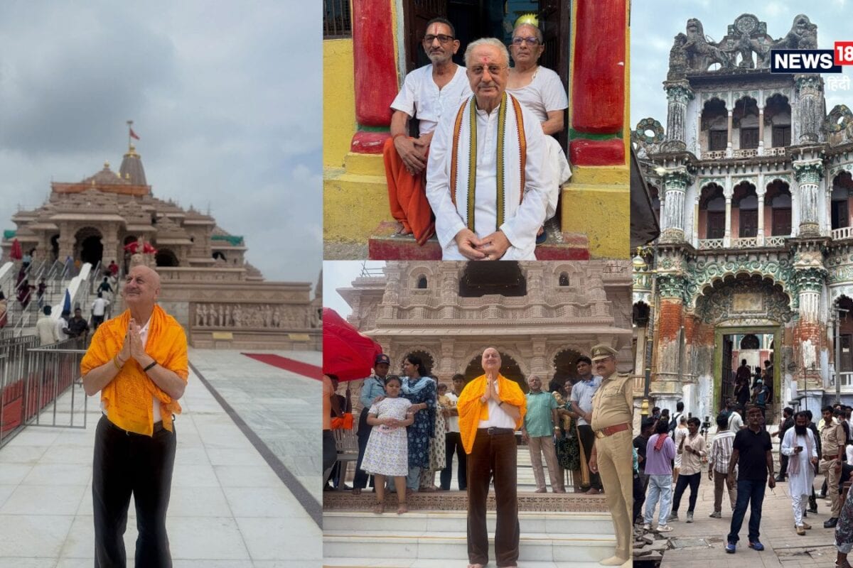 'मेरा एक हिस्सा अयोध्या में रह गया', राम मंदिर पर फिल्म की शूटिंग पूरी कर भावुक हुए अनुपम खेर