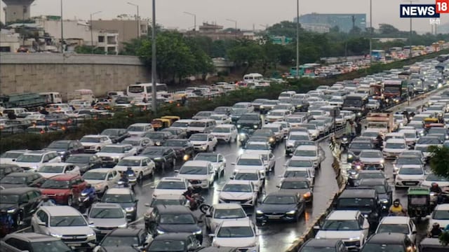दिल्ली-मेरठ एक्सप्रेसवे पर लंबा जाम, NH-24 पर हालात और भी खराब