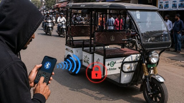 ई-रिक्शा में अचानक लग रही ब्रेक की वजह न हैकिंग, न ऐप, सस्ते चीनी प्रोडक्ट  की है गलती - News18 हिंदी