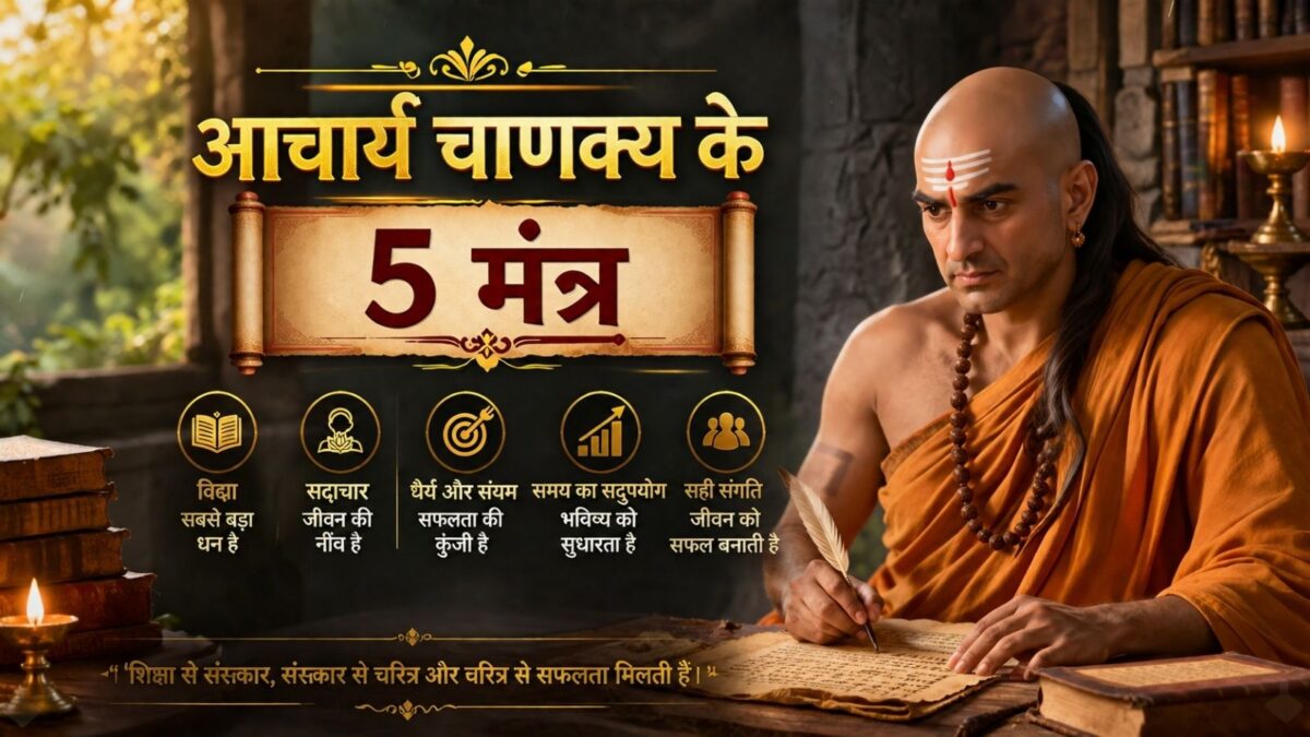 गुरु पूर्णिमा पर गांठ बांध लें चाणक्य की 5 बातें, जीवन में होंगे कामयाब!