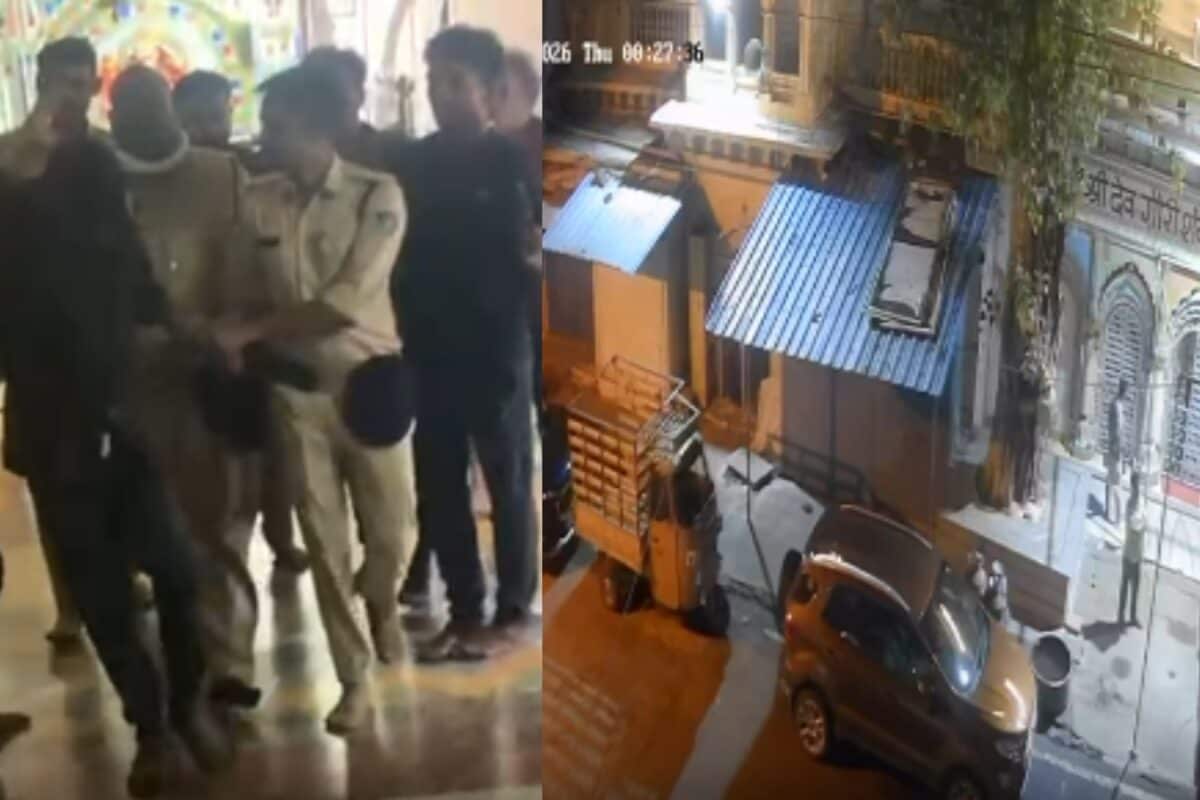 सागर के एक मंदिर में चोरी..! दान पेटी का तोड़ा ताला, रंगे हाथों पकड़ा गया चोर, CCTV में कैद हुई पूरी घटना