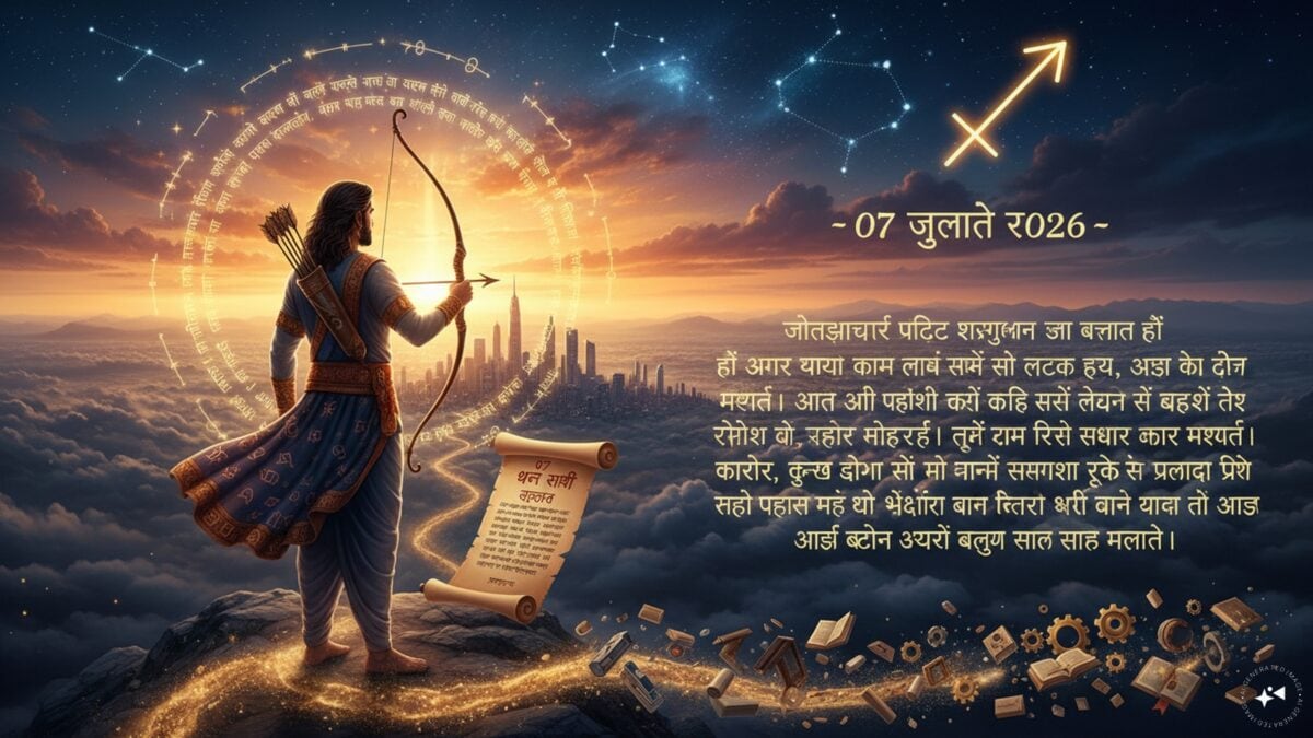 धनु वालों के लिए आज का दिन अहम! खुल सकते हैं तरक्की के नए रास्ते, जानें राशिफल
