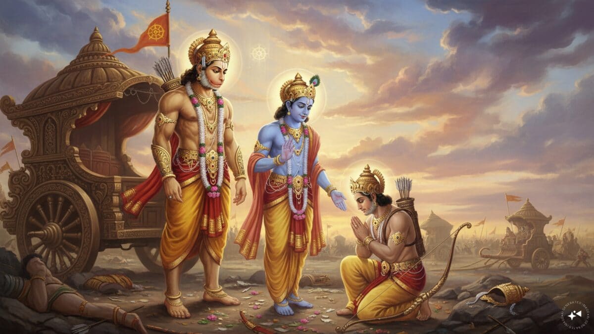 अर्जुन को अपनी धनुर्विद्या पर था घमंड, हनुमान जी से मिली ऐसी सीख जो हर किसी को जाननी चाहिए