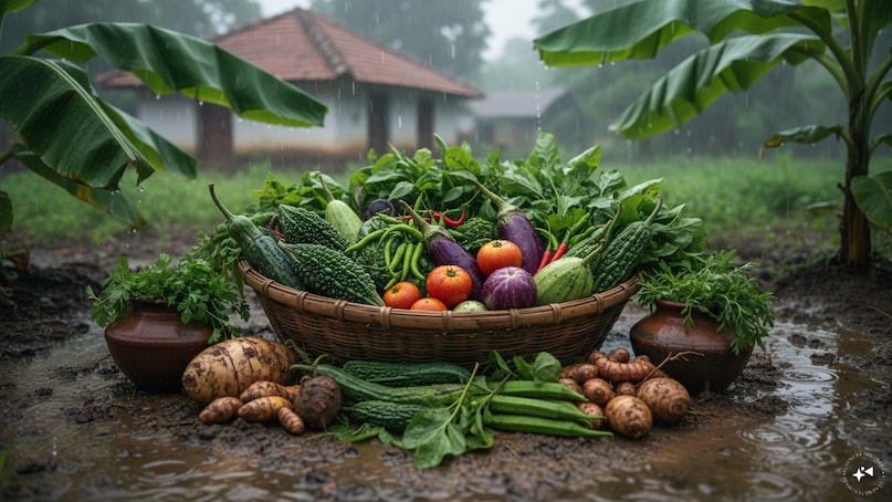 Monsoon Vegetables: बारिश के मौसम में चारों तरफ हरियाली छा जाती है और ताज़ी मौसमी सब्जियां भी खूब मिलती हैं. इस मौसम में सही सब्ज़ियां चुनने से आपकी डाइट संतुलित रह सकती है. हालांकि, ज़्यादा नमी के कारण, सब्ज़ियों को खाने से पहले अच्छी तरह धोना और पकाना ज़रूरी है. आइए ऐसी ही 5 तरह की मौसमी सब्जियों के बारे में जानते हैं जिन्हें आप बारिश के मौसम में अपने खाने में शामिल कर सकते हैं...