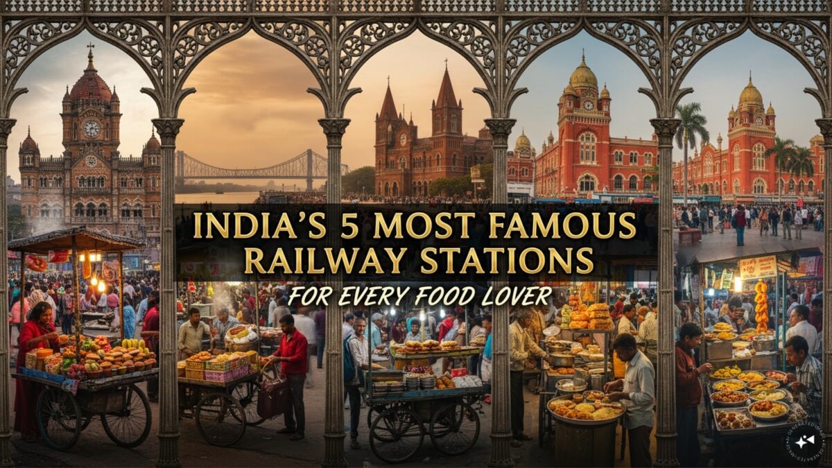 ये हैं भारत के 5 सबसे प्रसिद्ध रेलवे स्टेशन, जहां खाने का स्वाद बन जाता है सफर