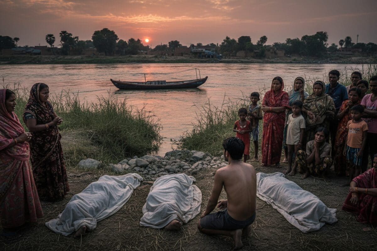 बिहार में दर्दनाक हादसा! एक ही गांव के तीन किशोरों की डूबने से मौत, एक ने तैरकर बचाई जान