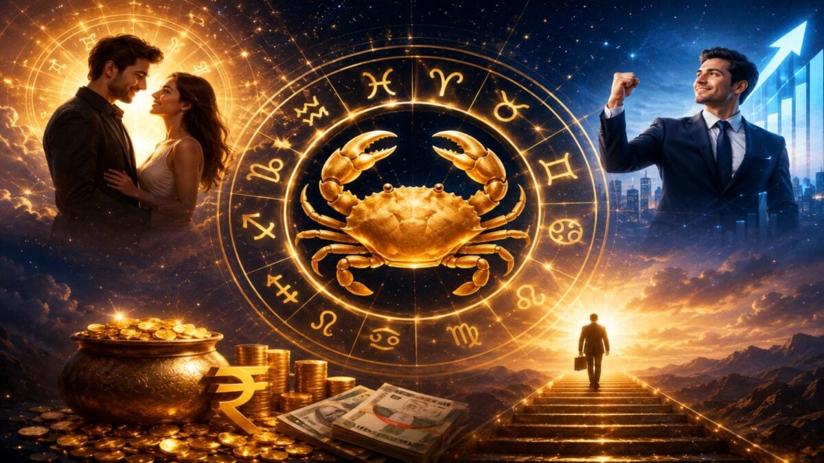 कर्क राशि वालों के लिए आज खुलेंगे सफलता के रास्ते! प्रेम, धैर्य से बनेंगे काम