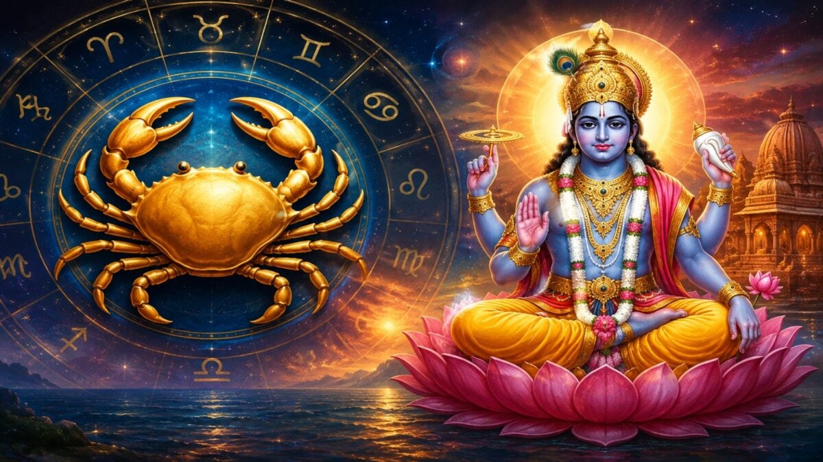 कर्क राशि वालों के लिए आज बड़ा दिन! योगिनी एकादशी के प्रभाव से बढ़ेगा सम्मान