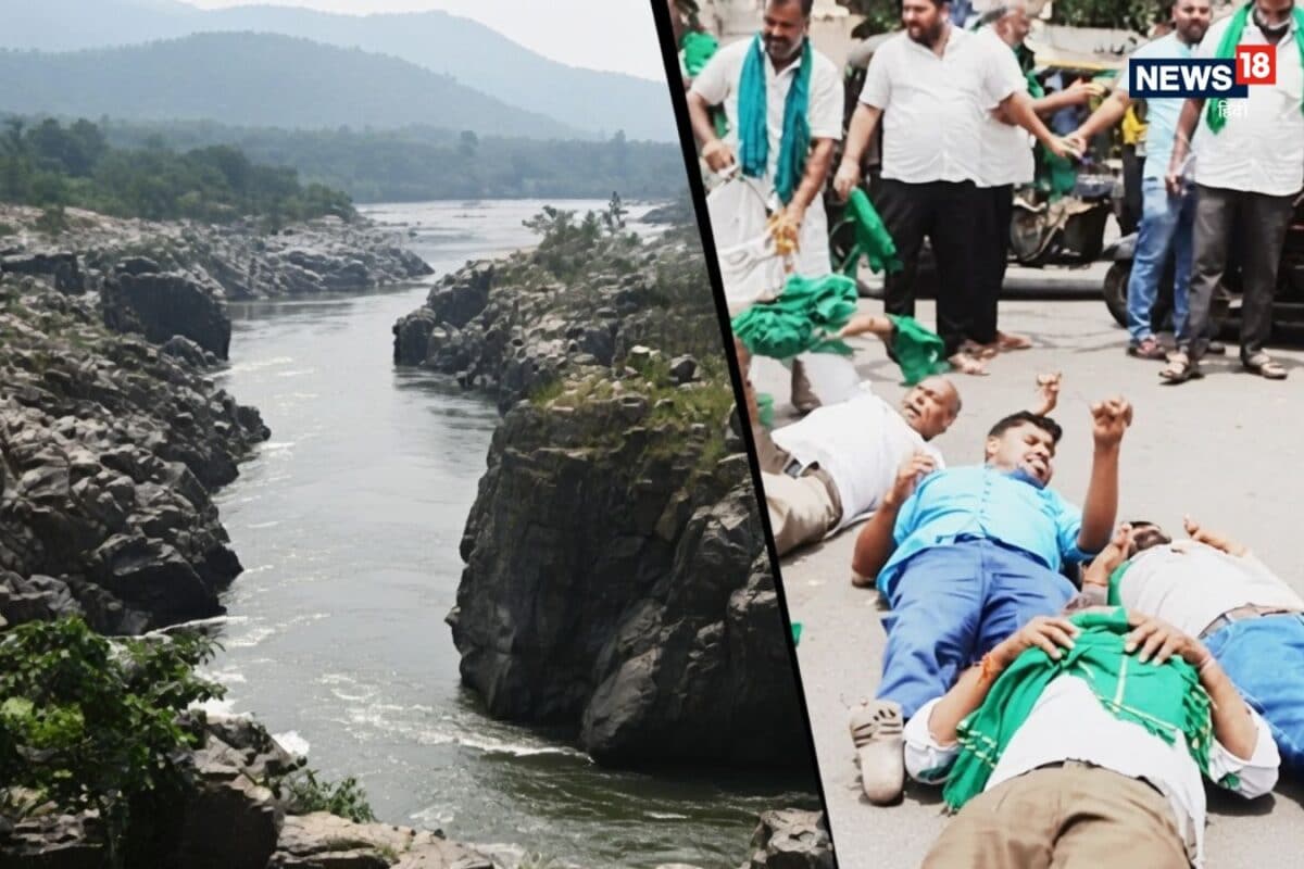 अब कांग्रेस सरकार के विरोध में उतरे किसान क्यों फूटा गुस्सा हिंसक प्रदर्शन की दे दी चेतावनी