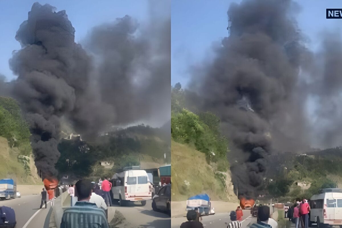 कुछ मिनट... और हो सकता था बड़ा हादसा! रामबन में आग का गोला बनी बस, राजस्थान के 47 श्रद्धालु बचे