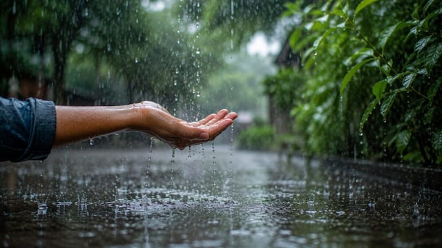 बारिश का पानी स्किन के लिए कितना सुरक्षित है? जानिए कब देता है फायदा और कब बन सकता है त्वचा की परेशानी की वजह - News18 हिंदी