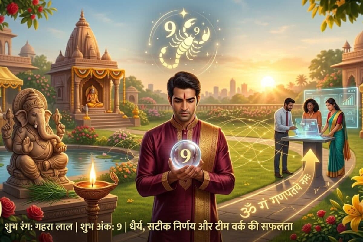 Aaj ka Vrishchik Rashifal: धैर्य और सटीक निर्णय से चमकेगा भाग्य अचानक धन लाभ का योग
