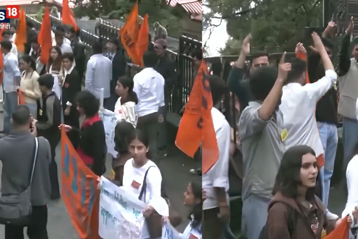 DUSU के बाद अब लेफ्ट के गढ़ में ABVP ने लहराया भगवा 45 साल बाद जीता केरल कॉलेज का किला