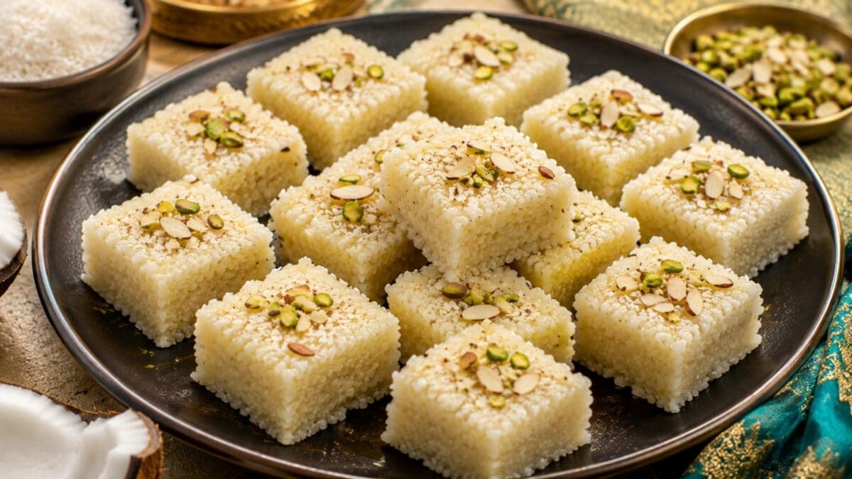 घर में रखा सूखा नारियल फेंकने से पहले जान लें यह मिठास भरा तरीका, मिनटों में बनेगी बर्फी