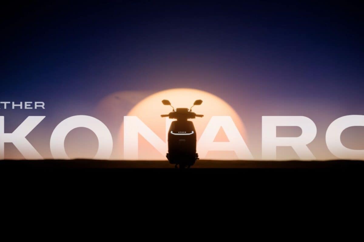 Ather का सबसे सस्ता स्कूटर Konarc नाम से मारेगा एंट्री, 29 अगस्त को हो रहा लॉन्च