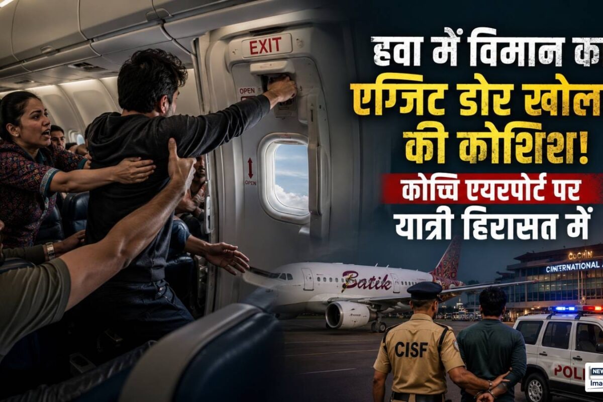 35000 फीट की ऊंचाई पर था प्‍लेन अचानक एक पैसेंजर के सिर्फ पर सवार हुआ फितूर खोलने लगा इमरजेंसी गेट फिर