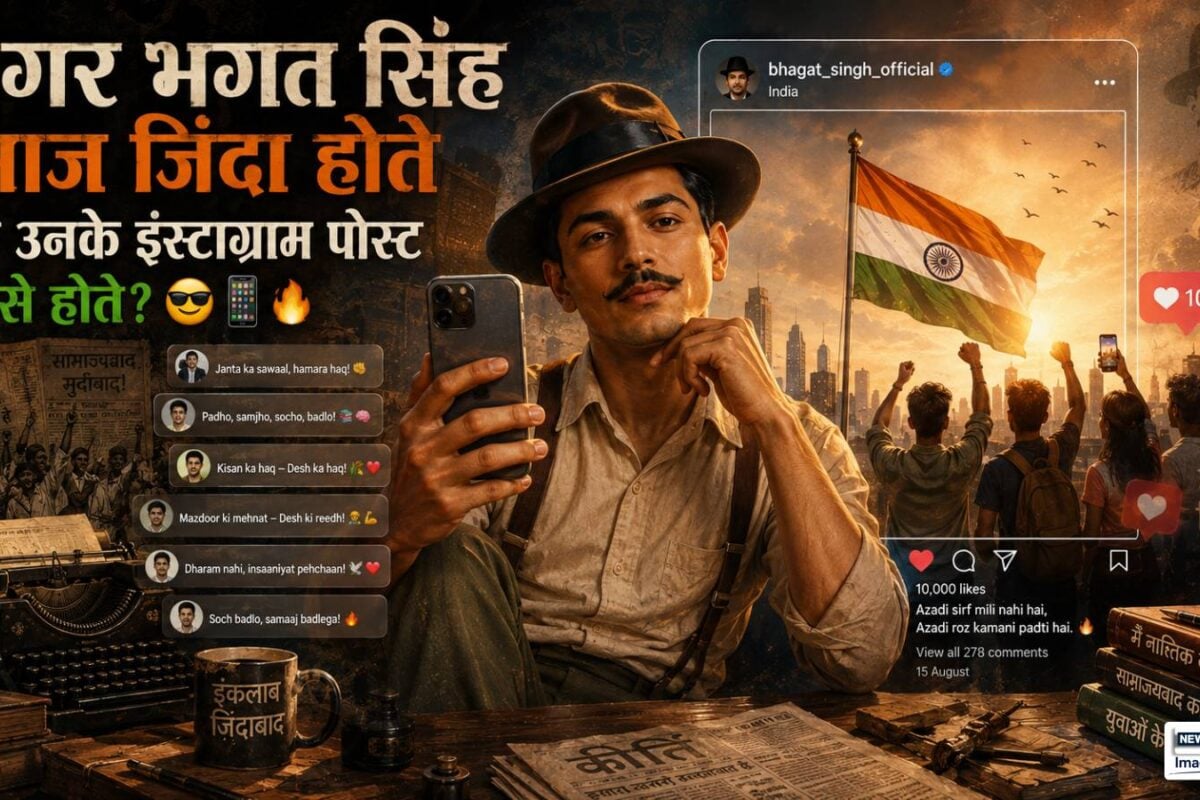 भाई ये क्या कर रहा है आज भगत सिंह होते तो कैसे होते उनके इंस्‍टाग्राम पोस्‍ट Gen-Z के लिए क्‍या होता खास