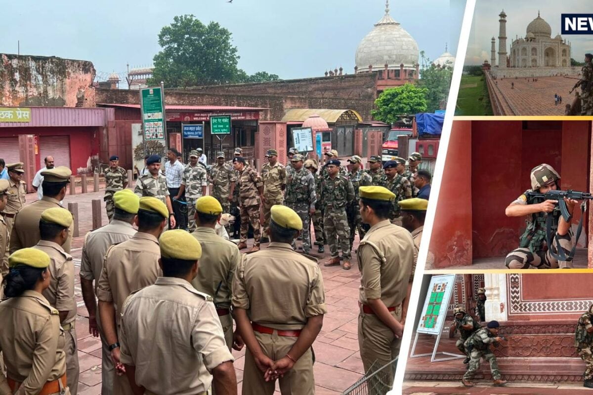 आखिर ताजमहाल में ऐसा क्‍या हुआ यूपी पुलिस ने डाल दिया घेरा CISF को निकालने पड़े हथियार
