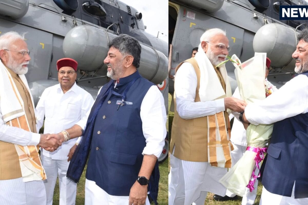 प्रधानमंत्री का संदेश ज्यादा अहम कांग्रेसी सीएम डीके शिवकुमार का दिखा अलग अंदाज पीएम मोदी के लिए रोका अपना भाषण