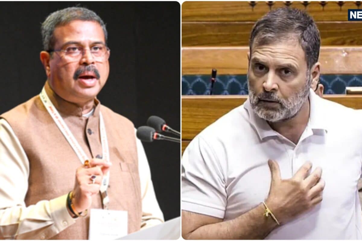कांग्रेस का लोकतंत्र भी सेलेक्टिव है धर्मेंद्र प्रधान का राहुल गांधी पर तीखा वार