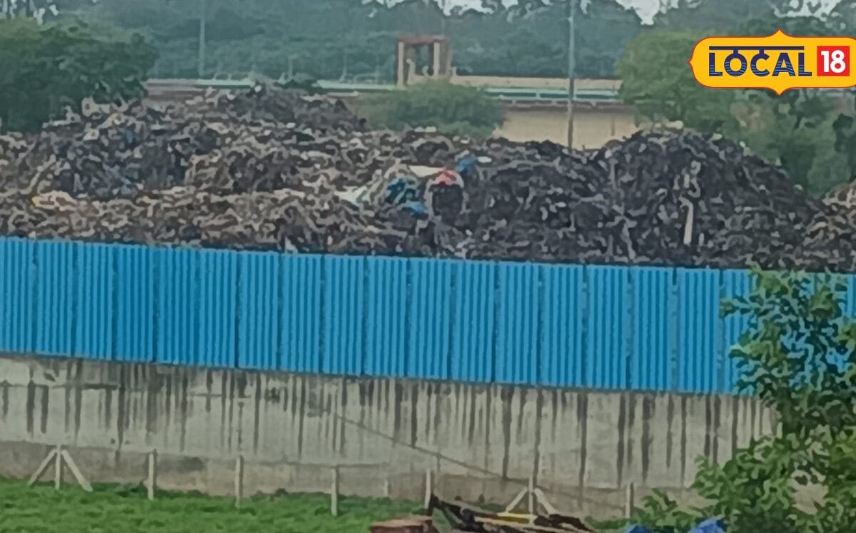 फरीदाबाद के सेक्टर 56 में डंपिंग यार्ड की बदबू से लोग परेशान बारिश ने बढ़ाई परेशानी हवा के साथ बीमारी फैलने का खतरा
