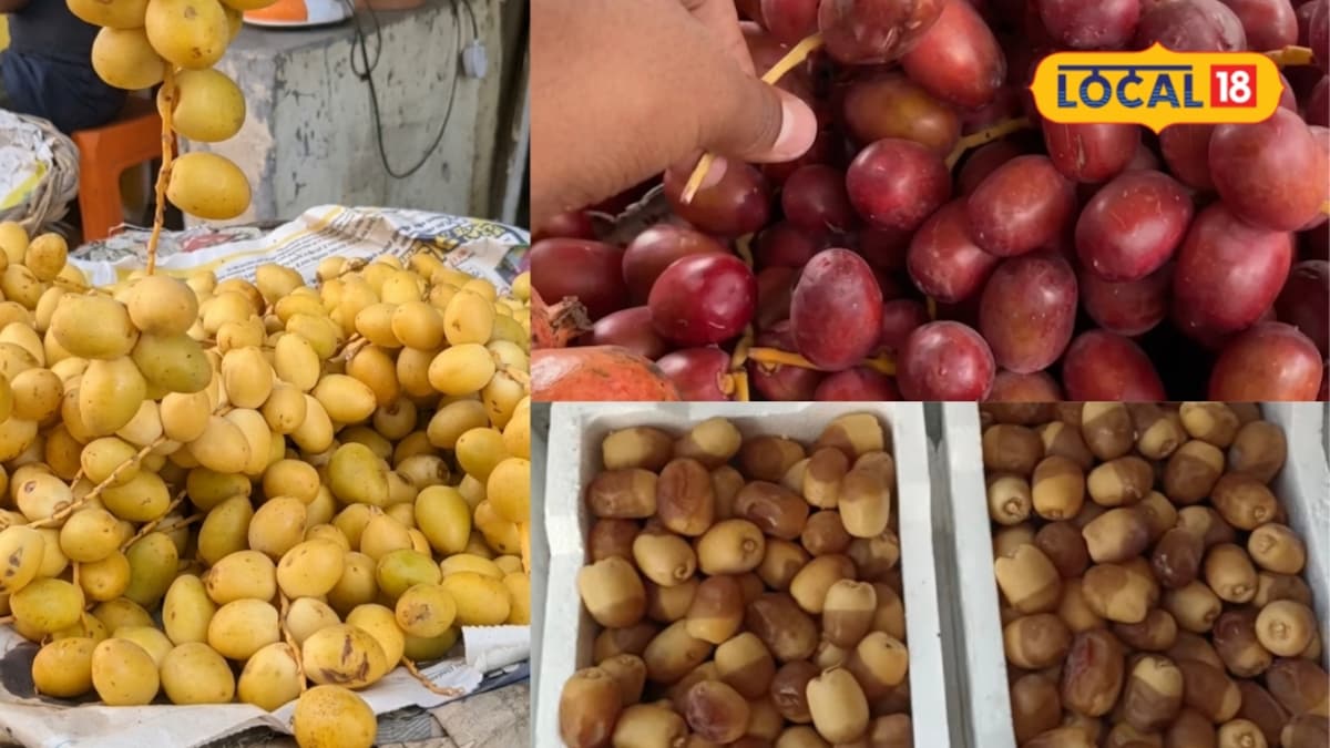 हैदराबाद में छाया अरब का स्वाद, मंडियों में बिक रहे पीले-पीले कुरकुरे कच्चे खजूर