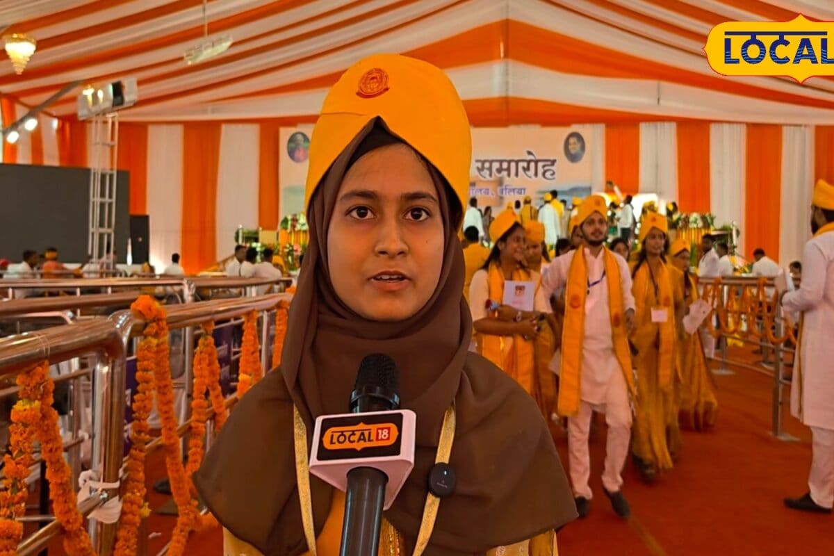 बलिया के JNCU में एमए उर्दू में नूर सीबा नें पाया गोल्ड मेडल सेल्फ स्टडी के बल पर किया टॉप पिता बोले तीन बेटियां तीनों टॉपर