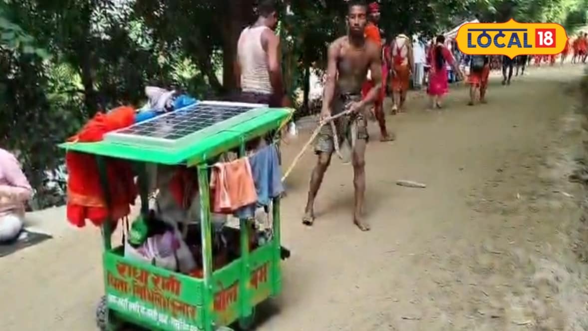 भोलेनाथ से मांगी बेटी, मन्नत पूरी हुई तो सोलर फैन लगाकर निकल पड़े शिव से किया वादा निभाने