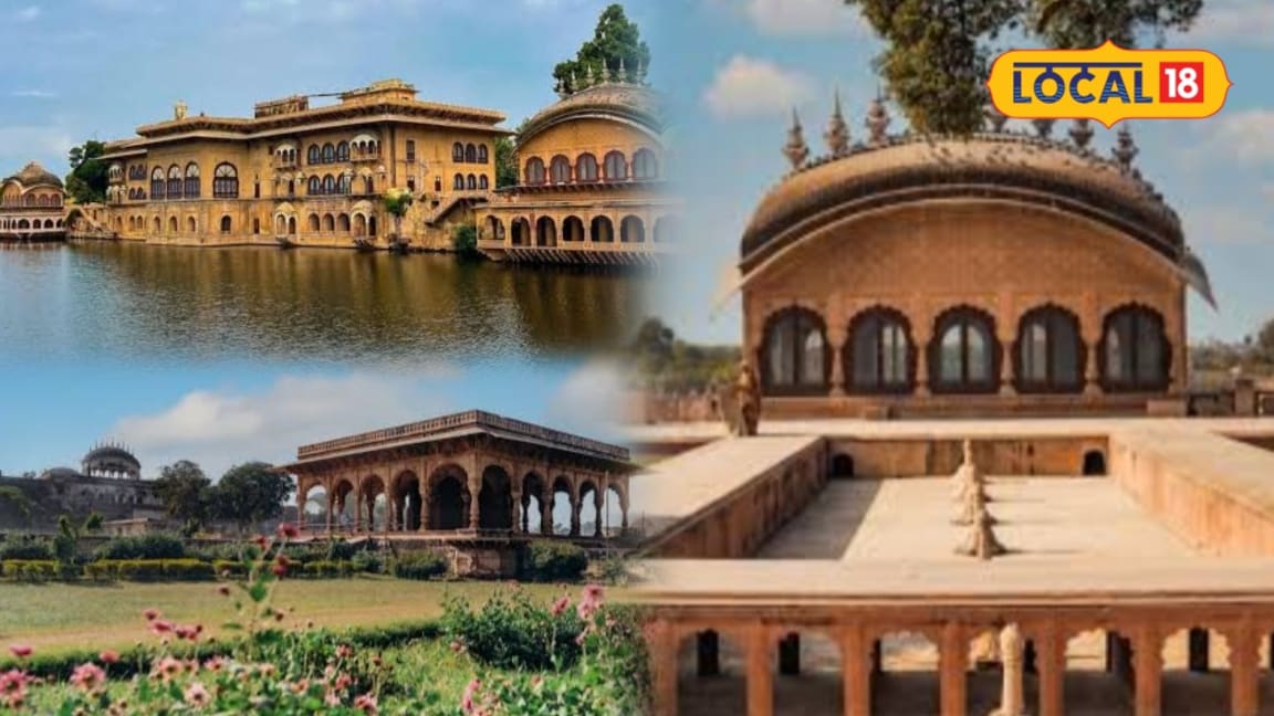 बारिश की बूंदों से और निखर उठा डीग महल! हरियाली पानी और शाही वास्तुकला का ऐसा संगम मोह लेगा मन