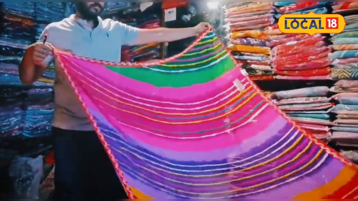 फिर छाया दादी-नानी के जमाने का फैशन सावन में करौली की दुकानों पर मोठड़ा लहरिया की जबरदस्त डिमांड