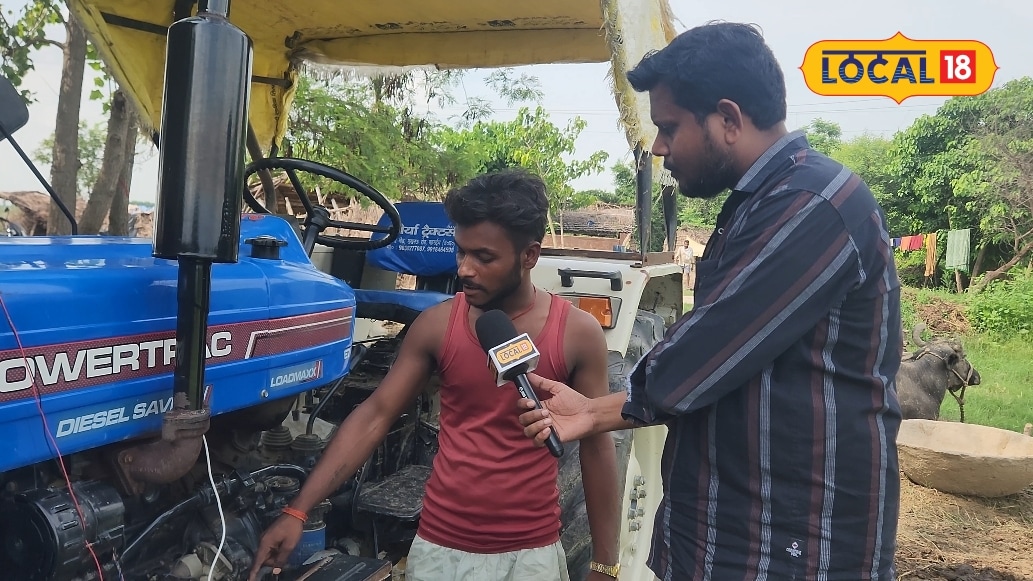 बहराइच के जानकीनगर गांव के दीपू निषाद ने बिना डिग्री किया अनोखा आविष्कार ट्रैक्टर की बैटरी से पंखा लाइट मोबाइल चार्जिंग का बनाया सिस्टम