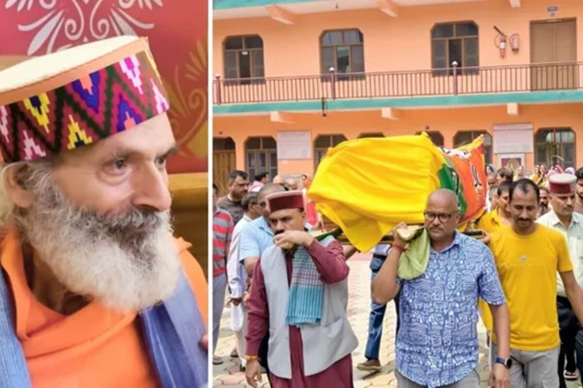 हिमाचल के बड़सर 2 बार विधायक रहे राम रतन शर्मा का निधन 1992 बाबरी हुए मस्जिद विध्वंस से लाए थे 1 ईंट 80 साल में ली अंतिम सांस