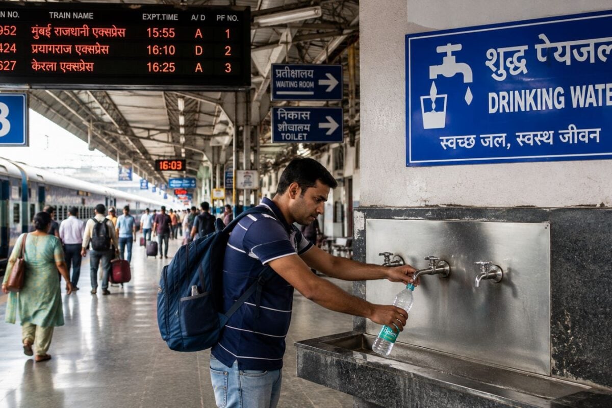 फिल्टर, टेस्टिंग और होगी टंकियों की सफाई, रेलवे स्टेशनों के पानी में मिला बैक्टीरिया तो जागी सरकार
