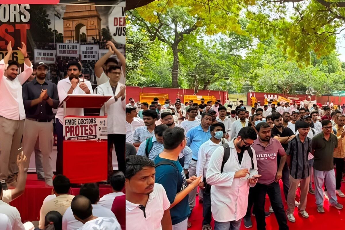 FMGE: दिल्ली की सड़कों पर फिर उतरे विदेशी मेडिकल ग्रेजुएट आखिर क्यों नहीं थम रहा विरोध जानें पूरा मामला