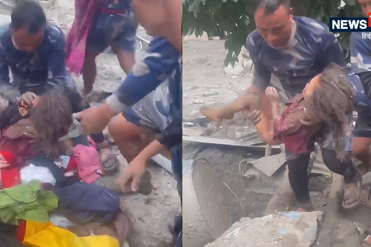 बिल्ली समझकर पहुंचे बचावकर्मी, अंदर मिली 5 साल की बच्ची, नेपाल में 2 दिन बाद मलबे से जिंदा निकली