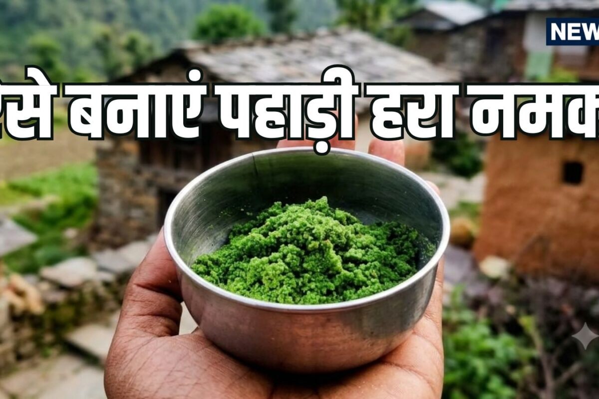 Pahadi Hara Namak Recipe: पहाड़ी हरा नमक के आगे फीके लगेंगे अचार और चटनी नोट करें इसे बनाने की आसान विधि