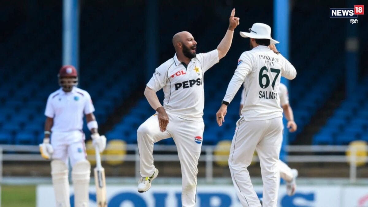 PAK vs WI 2nd Test: साजिद खान की फिरकी में फंसी वेस्टइंडीज की टीम, दूसरे टेस्ट में पाकिस्तान ने कसा शिकंजा PAK vs WI 2nd Test: साजिद खान की फिरकी में फंसी वेस्टइंडीज की टीम, दूसरे टेस्ट में पाकिस्तान ने कसा शिकंजा