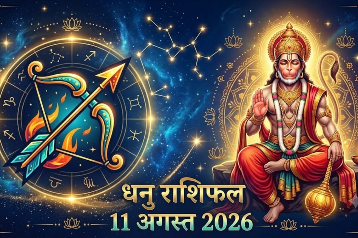 Dhanu Rashi 11 August 2026: व्यापार में भारी लाभ और नौकरी में प्रमोशन का योग बजरंगबली की कृपा से चमकेगा भाग्य