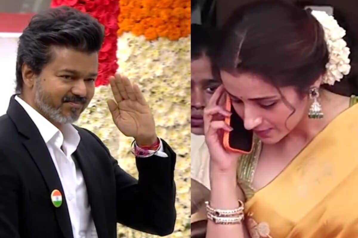 Trisha Krishnan CM Vijay News: झंडा फहराया सीएम विजय ने महफिल तृषा ने लूट ली दोनों हो गए वायरल