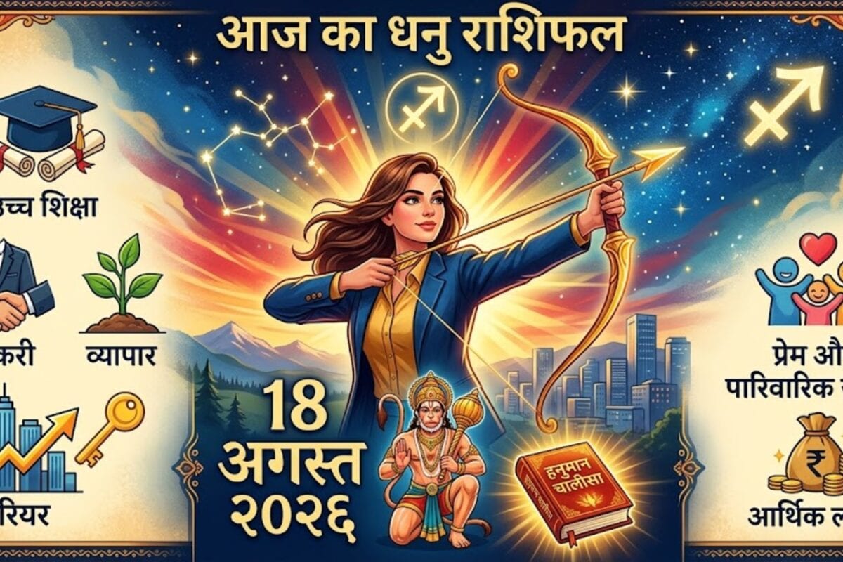 Dhanu Rashifal 18 August: धनु राशि वालों की चमकेगी किस्मत! नौकरी-व्यापार में मिलेंगे नए अवसर