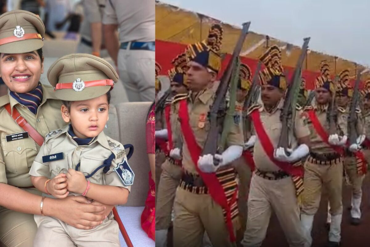 मां एसपी तो बेटी बनी नन्हीं ‘पुलिस अफसर’, परेड ग्राउंड में दिल छूने वाला नजारा, सभी के चेहरों पर आई मुस्कान