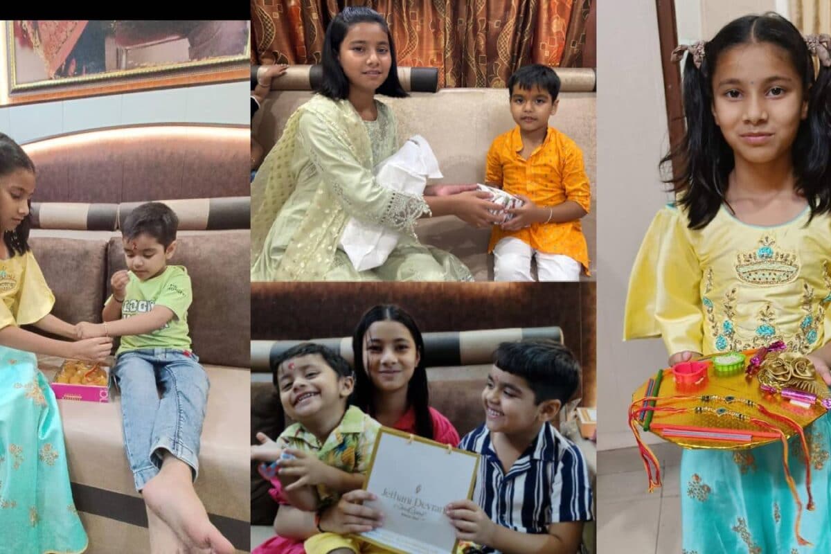 रक्षाबंधन पर 8 साल से हिंदू भाई को राखी बांध रहीं 12 साल की मुस्लिम बहन अनिका एकता की मिसाल बनी ये जोड़ी