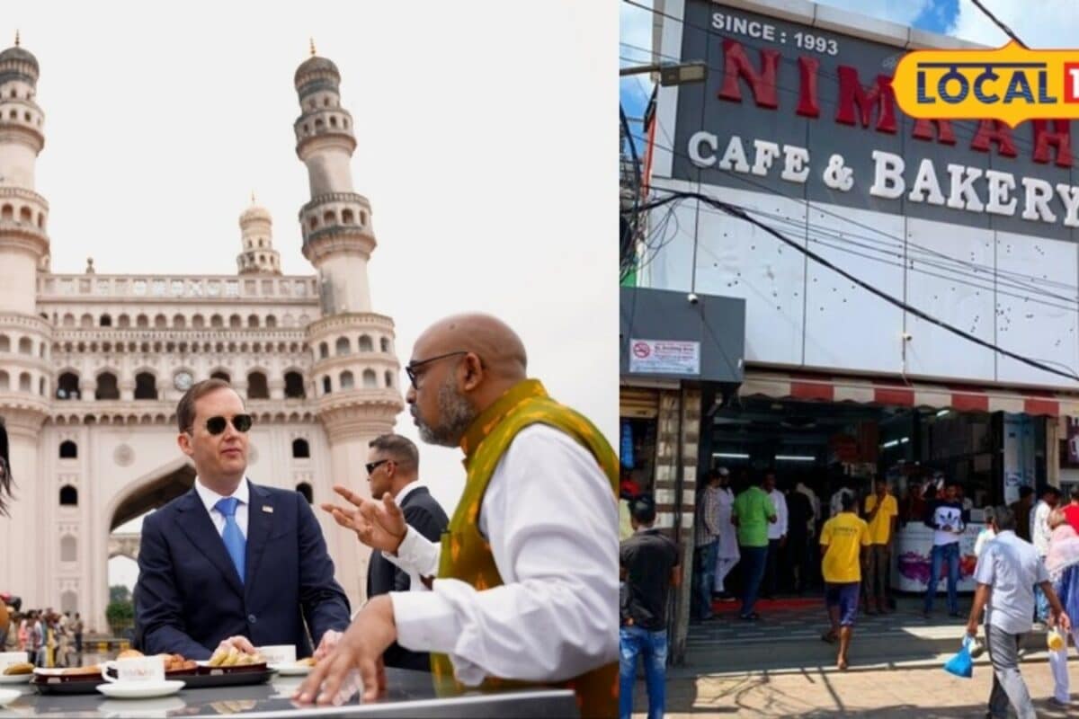 हैदराबादी चाय के मुरीद हुए अमेरिकी राजदूत चारमीनार के सामने ली ईरानी चाय की चुस्की