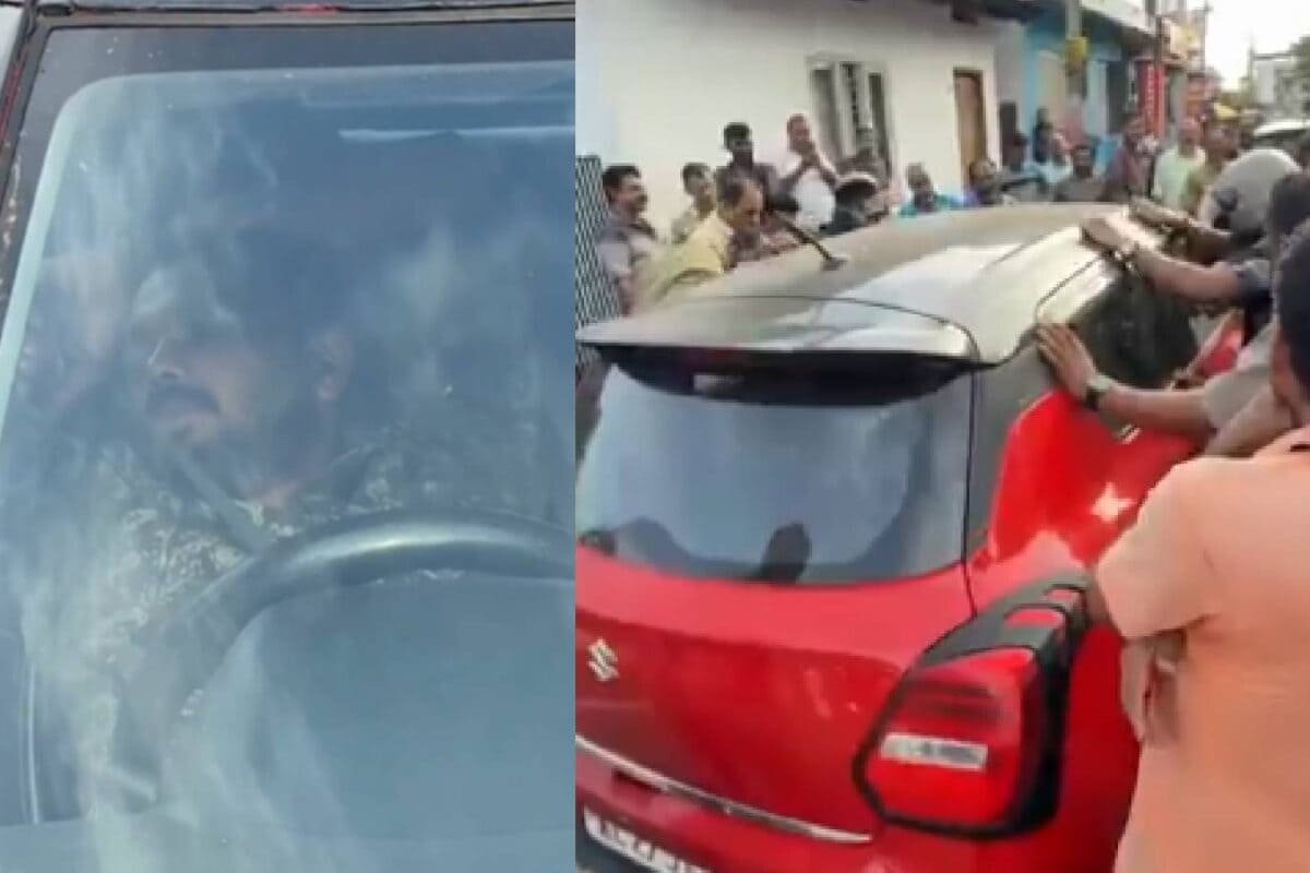 Video Viral: बीच सड़क पर कार रोककर गहरी नींद में सो गया ड्राइवर गाड़ी को हिला-हिलाकर जगाते रहे लोग वीडियो देख मजे ले रहे लोग