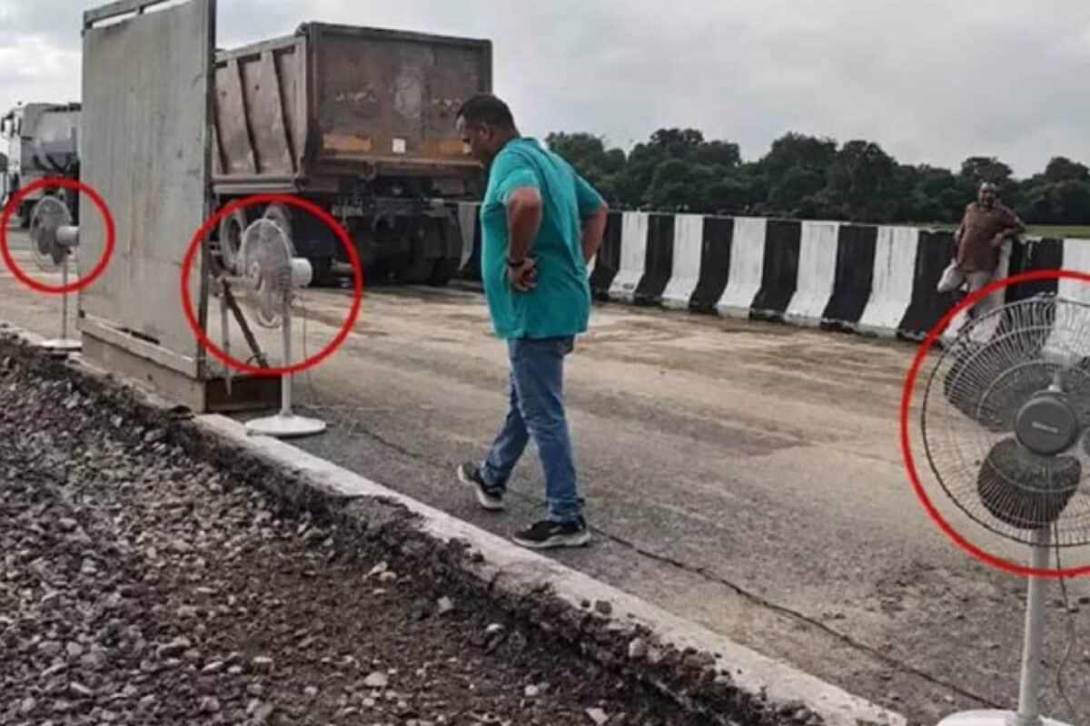 घटिया निर्माण के लिए बदनाम है लखनऊ-कानपुर एक्सप्रेसवे बनाने वाली कंपनी दिल्ली-मुंबई ई-वे पर भी किया है काम