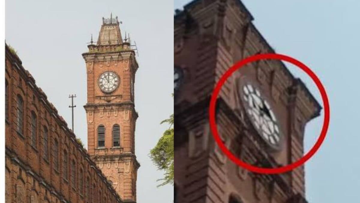 105 साल पुरानी घड़ी की सुइयां कौन ले गया, कानपुर के 128 फीट ऊंचे क्लॉक टावर में चोरी? 105 साल पुरानी घड़ी की सुइयां कौन ले गया, कानपुर के 128 फीट ऊंचे क्लॉक टावर में चोरी?