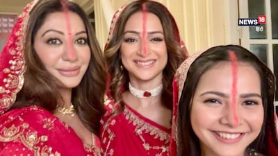 गौरी प्रधान ने सेट से शेयर की खास तस्वीर. (फोटो साभार: Instagram@gpradhan)
